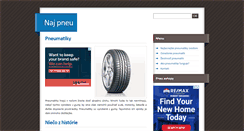 Desktop Screenshot of najpneu.sk